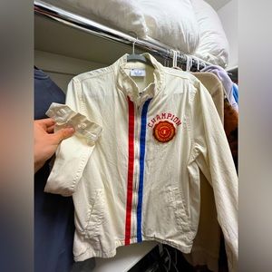 Champion Sweatshirt, Medium Size, multicolored but mainly washed white